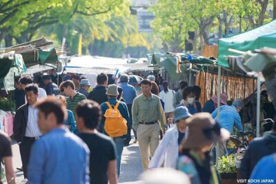 Experience the energy of Kochi: Sunday Market Tour includes Kochi Castle - Stop 1: Walking through Kochi’s 300-year Sunday Market