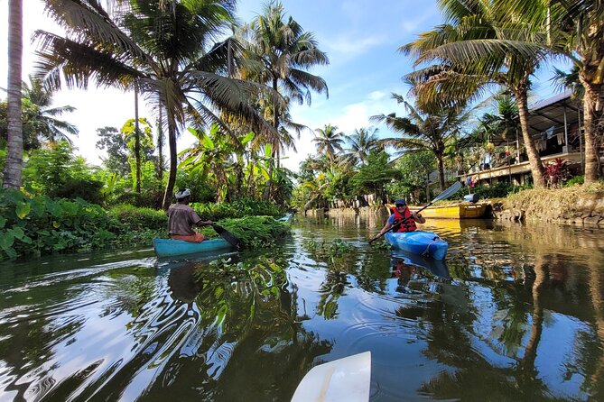 Kerala Backwater Village Kayaking Tour: Alleppey - Stop 2: Kainakary lake routes, church and school areas, plus open-water swimming