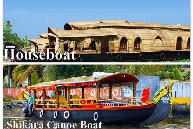Kochi Private Tour : Backwater Cruise in Aleppey - Shikara or Houseboat: Picking the Right Vessel